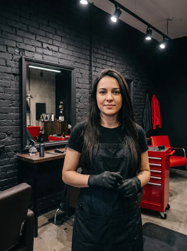 Carol, especialista em química do Studio Fio